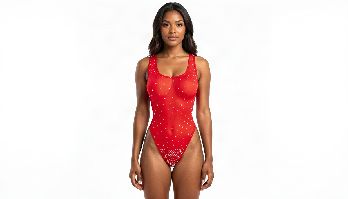 Body croisé strass - ELISE